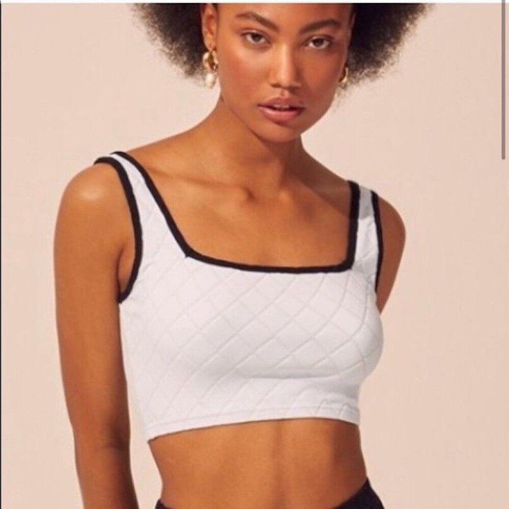 Solid & Striped The Bustier Quilted Bikini Top